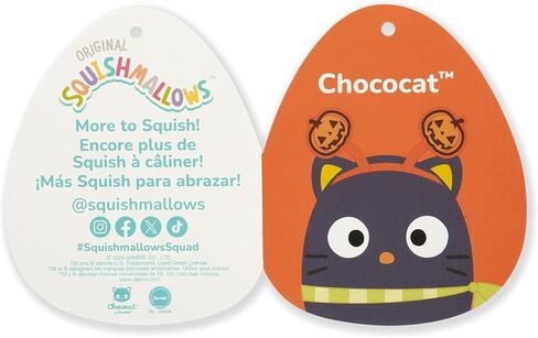 Squishmallows Original Sanrio 12in Halloween 2025 Chococat-Jazwares Plush الرسمية (متوسطة الحجم) in Saudi Arabia