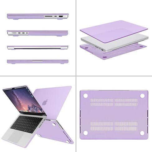 Moseso متوافق مع MacBook Pro 14 بوصة Case 2024 2023 2022 2021 الإصدار M3 A2918 A2992 M2 A2779 M1 A2442 Pro Max ، قذيفة بلاستيكية صلبة وغطاء لوحة المفاتيح وشاشة الشاشة و COPOUT in Saudi Arabia
