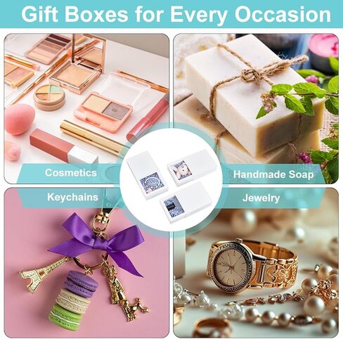 Benecreat 40 Pack Kraft Paper Draver Box ، 6.7x4.0x1.7inch Rectangle Favors Preshation Presentip Thagbors for Handmand in Saudi Arabia