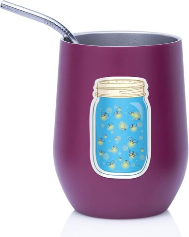 Cute Lightning Bug Sticker, Fireflies in Mason Jar Summer Laptop Decal, Southern Sticker for Hydroflask, Country Girl Decal for Tumblers in Saudi Arabia