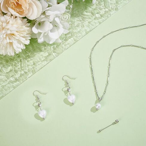 Pligreat 3 أحجام 925 Sterling Silver Bead Bead Posts Bars Bare Bars Post for DIY Joleds Making Happensions arring arring pendant post مع حلقة (1.18 بوصة/0.98in/0.78 بوصة) in Saudi Arabia