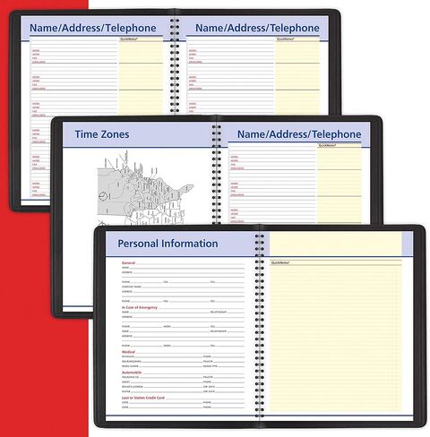AT-A-GLANCE QuickNotes Recycled Weekly/Monthly Appointment Book, 8 x 10 Inches, Black, 2013 (76-01-05) in Saudi Arabia