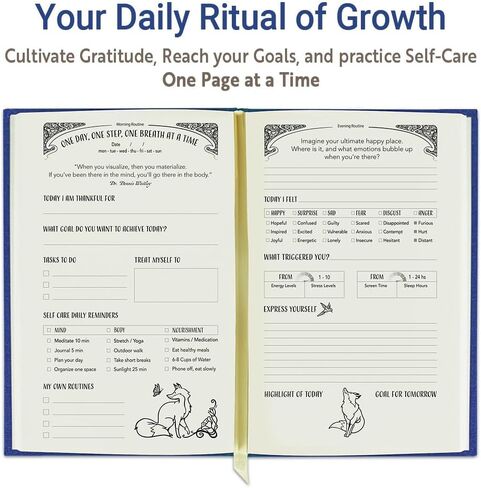 90-Day Self-Love & Mindfulness Journal for Women – Guided Daily Prompts, Gratitude, Goal Setting & Habit Tracker with Weekly Coloring Pages (Undated) in Kuwait