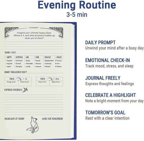 90-Day Self-Love & Mindfulness Journal for Women – Guided Daily Prompts, Gratitude, Goal Setting & Habit Tracker with Weekly Coloring Pages (Undated) in Kuwait