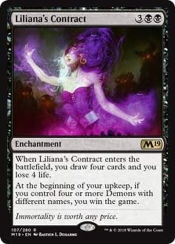 Magic: The Gathering - Liliana's Contract - Core Set 2019 in Kuwait