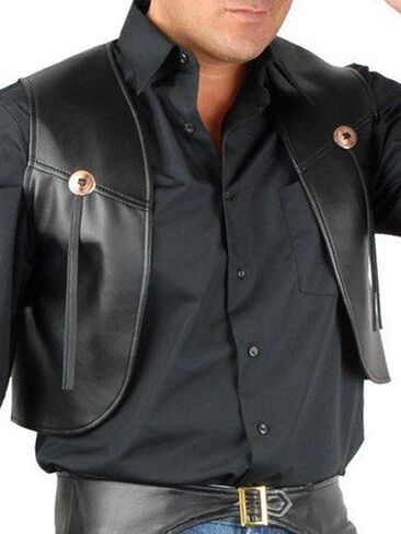 شابس وصدرية من الجلد الصناعي للرجال من تشاردز in Kuwait