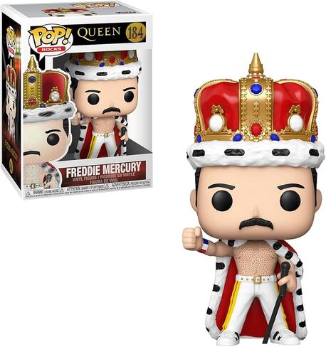 POP Queen - Freddie [Mercury] King Funko Vinyl Figure (Bundled with Compatible Box Protector Case) in Saudi Arabia