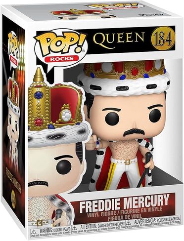 POP Queen - Freddie [Mercury] King Funko Vinyl Figure (Bundled with Compatible Box Protector Case) in Saudi Arabia