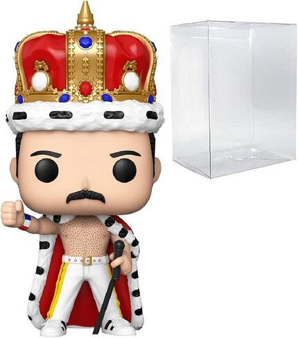 POP Queen - Freddie [Mercury] King Funko Vinyl Figure (Bundled with Compatible Box Protector Case) in Saudi Arabia