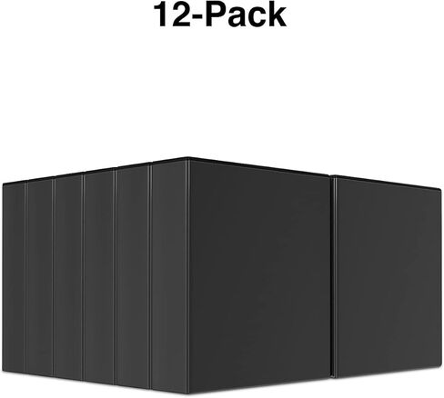 ستابلز 3 حلقة الموثق ، منظم دائري 1 بوصة للمنزل ، المكتب ، المدرسة ، يحمل ما يصل إلى 175 ورقة ، 12 عبوة ، أبيض in Kuwait