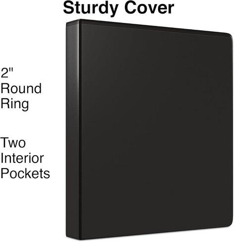 ستابلز 3 حلقة الموثق ، منظم دائري 1 بوصة للمنزل ، المكتب ، المدرسة ، يحمل ما يصل إلى 175 ورقة ، 12 عبوة ، أبيض in Kuwait