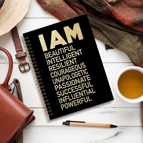 JRTW Inspirational Black Women Notebook Journal, African American Gifts, Motivational Journal, Black Women Gifts Notebooks for Note Taking, Spiral Notebook 5.5x8.3 Inch in Saudi Arabia
