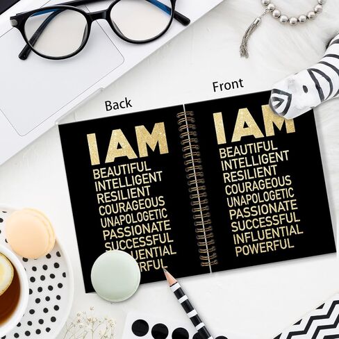 JRTW Inspirational Black Women Notebook Journal, African American Gifts, Motivational Journal, Black Women Gifts Notebooks for Note Taking, Spiral Notebook 5.5x8.3 Inch in Saudi Arabia