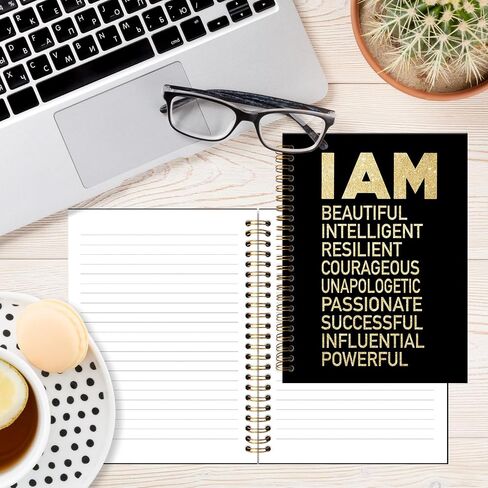 JRTW Inspirational Black Women Notebook Journal, African American Gifts, Motivational Journal, Black Women Gifts Notebooks for Note Taking, Spiral Notebook 5.5x8.3 Inch in Saudi Arabia