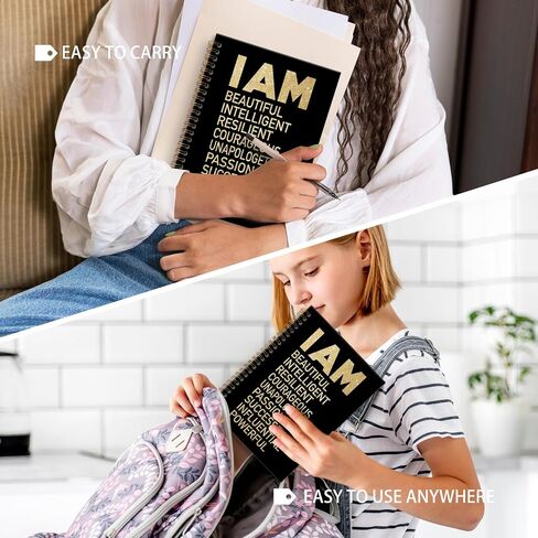 JRTW Inspirational Black Women Notebook Journal, African American Gifts, Motivational Journal, Black Women Gifts Notebooks for Note Taking, Spiral Notebook 5.5x8.3 Inch in Saudi Arabia