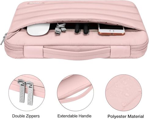 MOSISO USB C to USB Adapter 2 Pack&Compatible with MacBook Air 13 inch Case 2025-2022 M4 M3 M2 A3240 A3113 A2681, Hard Case&Puffy Bag&Keyboard Cover&Webcam Cover&Screen Film, Pink&Rose Gold in Saudi Arabia