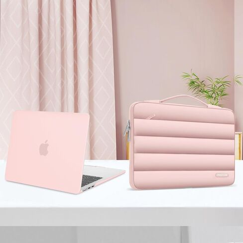 MOSISO USB C to USB Adapter 2 Pack&Compatible with MacBook Air 13 inch Case 2025-2022 M4 M3 M2 A3240 A3113 A2681, Hard Case&Puffy Bag&Keyboard Cover&Webcam Cover&Screen Film, Pink&Rose Gold in Saudi Arabia