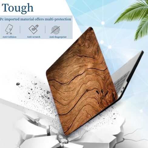 Compatible with MacBook Air M2 Case 13.6 inch Model A2681 A3113 A3240 Release 2022-2025, Abstract Line Plastic Laptop Hard Cover for 13.6" MacBook Air with Retina Display, Blue Block in Kuwait