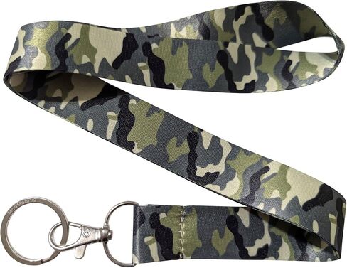 Camouflage Camo Green Keychain Lanyard in Saudi Arabia