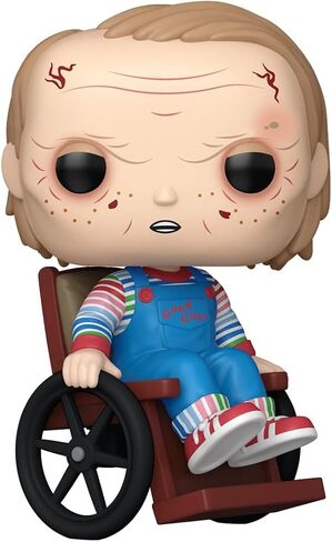 فونكو بوب! TV: Chucky (TV) - Old Chucky - Vinyl Figure - فكرة الهدية - البضائع الرسمية - ألعاب للأطفال والكبار - مراوح الرعب - نموذج نموذج لهواة الجمع والعرض in Saudi Arabia