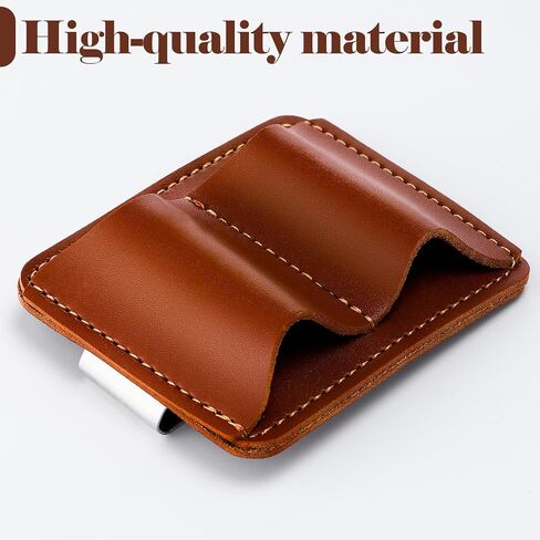 4 PCS PU LEATHER PEN MOLDER CLIP NOTEBOR in Saudi Arabia