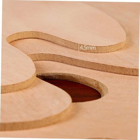 Oval Oil Paint Board Pigment Mixing Tray Boys and Girls Paint Pallets Wood Art Plate Portable Mixing Board for School in Saudi Arabia