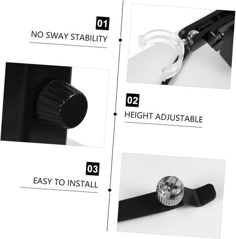 NUOBESTY Adjustable Microscope Lifting Stand Stable Support for Digital Microscopes Easy Installation Height Adjustable Impact Resistant Design for Accurate Viewing in Saudi Arabia