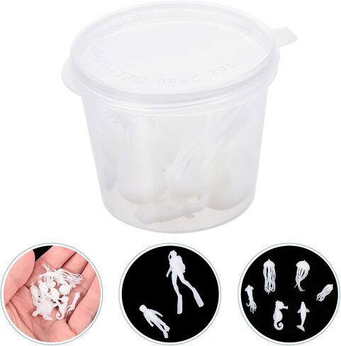 1 Set 3D Mini Resin Filler Model Mini Epoxy Resin Mold Micro Landscape Figurines Accessories for Jewelry Making Supplies DIY Crafts Home Decor - Style Ocean in Saudi Arabia