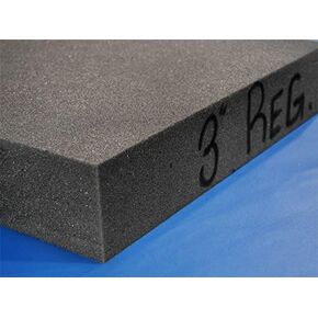 Professional 3" inch Gun Case Foam 12" x 12" x 3" inch - 1 piece (charcoal) in Saudi Arabia