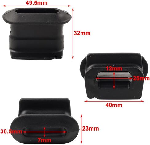 Cnthan7 1 Pc Upper Grommet Chin Spoiler Rubber for Harley CVO Road Glide FLTRXSE 2018 in Saudi Arabia