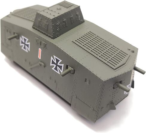 1/100 Scale German WWI A7V Tank Model Alloy Fighter Military Model Diecast Tank Model for Collection in Saudi Arabia