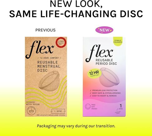 Flex Reusable Disc Starter Bundle | Reusable Menstrual Disc with Flex Wash and 2 Packs Flex Wipes in Saudi Arabia