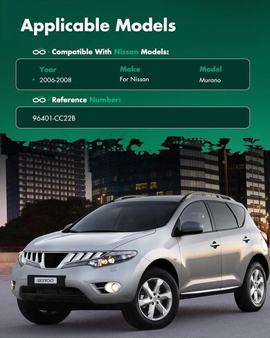 SCITOO Left Driver Side Sun Visor Assembly 2013 2014 2015 2016 for Nissan Murano with Sunroof (Beige) in Saudi Arabia