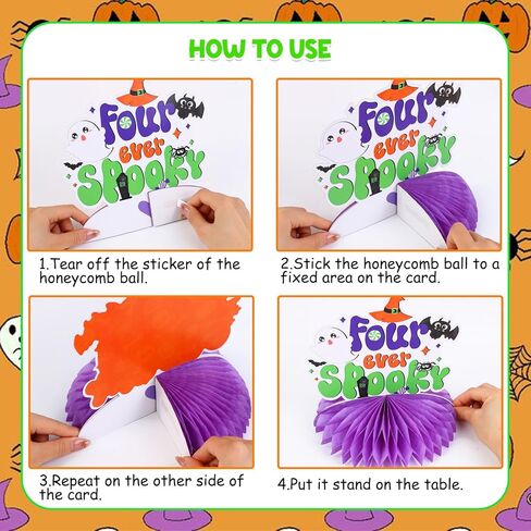 Jollyboom هالوين الرابع عيد ميلاد ديكور بوي ، 8pcs أربعة من أي وقت مضى زخارف عيد ميلاد العسل المركزية in Kuwait