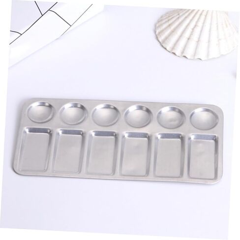 2pcs Paint Palette Trays Bulk Student Drawing Trays Mix Separate Colors Lightweight for Painting in Saudi Arabia