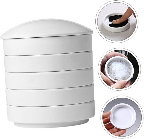 Art Studio Essential Ceramic Ink Dish Palette Mixing Tray Decorative Paint Palette for Artists in Saudi Arabia