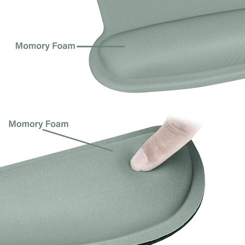 MOSISO Compatible with MacBook Air 13 inch Case 2022 2021 2020 2019 2018 Release A2337 M1 A2179 A1932, Wrist Rest Support for Mouse Pad & Keyboard Set&Hard Shell& Keyboard Cover Skin, Antique Green in Saudi Arabia