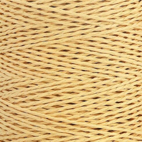 رافيا خيوط لارشيت رافيا شريط للاختراق 2 مم × 328 ياردة raffiastring شريط الشريط الغزل حبل Rafiagrass ل DIY Sun Hat Beach Bag Bag Crachet in Kuwait