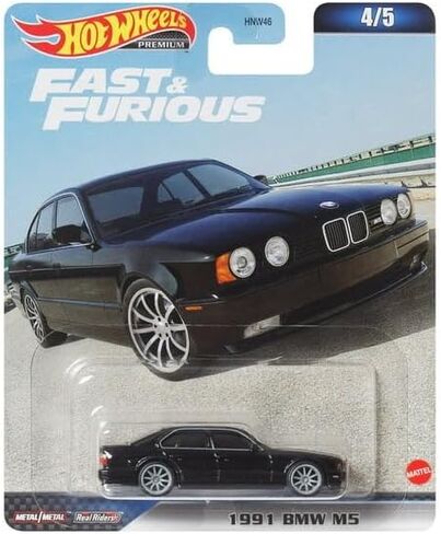 Hot Wheels 2023 Fast & Furious Premium 5 - Pack (HNW46‑956D) | Toyota Supra ، Land Rover Defender ، Chevy Nova SS ، BMW M5 & Lamborghini Gallardo | 1:64 حزمة مركبة أفلام مقطوعة in Saudi Arabia