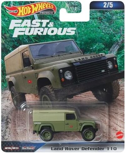 Hot Wheels 2023 Fast & Furious Premium 5 - Pack (HNW46‑956D) | Toyota Supra ، Land Rover Defender ، Chevy Nova SS ، BMW M5 & Lamborghini Gallardo | 1:64 حزمة مركبة أفلام مقطوعة in Saudi Arabia