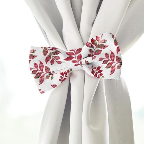 12 Pcs Poinsettia Flower Cotton Fabric Bundles 18 x 22 Inch Floral Pine Branches Christmas Fat Quarters Watercolor Sewing Fabrics for Spring Summer Xmas Winter DIY Craft Party Decor in Saudi Arabia