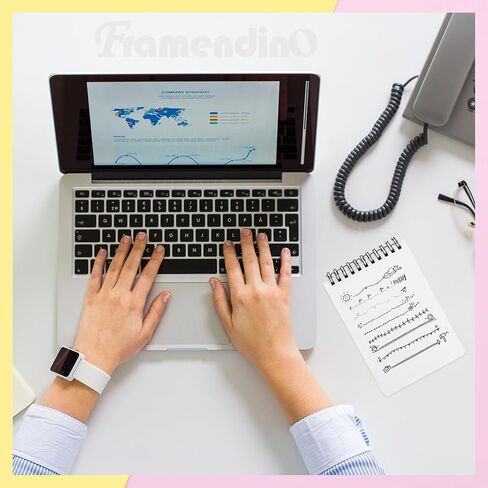Framendino, 6 Pack Sublimation Notebook Blanks Top Spiral Note Books Blank Page A6 Small Pocket Notepad for Home Office (5.75 x 4 in) in Saudi Arabia