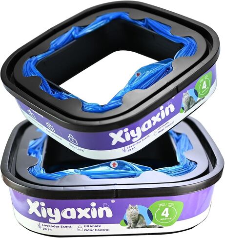 4 حزمة Cat Sterter Reclik Cartridges متوافقة مع Genie Cat Standard و Plus و XL Pails Control in Kuwait