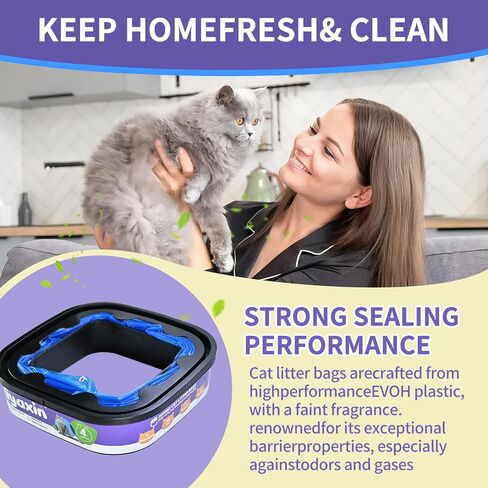 4 حزمة Cat Sterter Reclik Cartridges متوافقة مع Genie Cat Standard و Plus و XL Pails Control in Kuwait