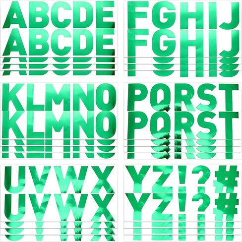 Chinco 232 PCS 24 Sheets ملصقات رسائل كبيرة 2.5 بوصة ملصقات الحروف الأبجدية ملصقات ملصقات للاصطدام لاستنشاق Bulletin Board Classroom Decor in Saudi Arabia