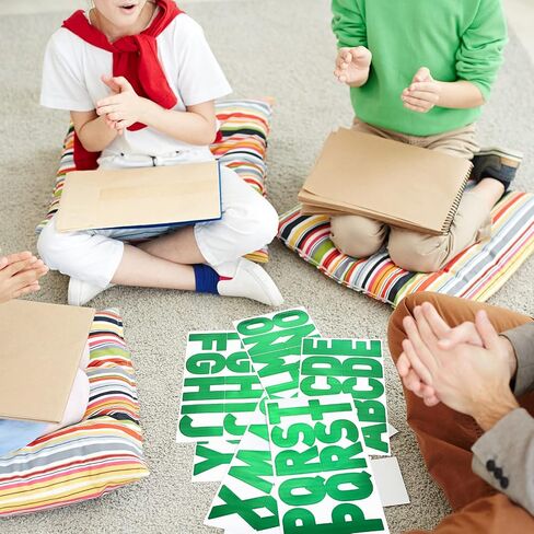 Chinco 232 PCS 24 Sheets ملصقات رسائل كبيرة 2.5 بوصة ملصقات الحروف الأبجدية ملصقات ملصقات للاصطدام لاستنشاق Bulletin Board Classroom Decor in Saudi Arabia