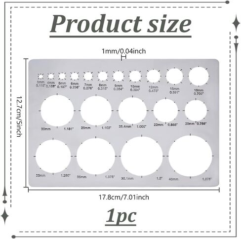 UNICRAFTALE Mix Shape Metal Stencil Cutouts Cutting Stencils Triangle Round Polygon Template Stainless Steel Reusable Stencils Decorative Embossing Drawing for Bracelets Earrings Making Jewelry Craft in Saudi Arabia