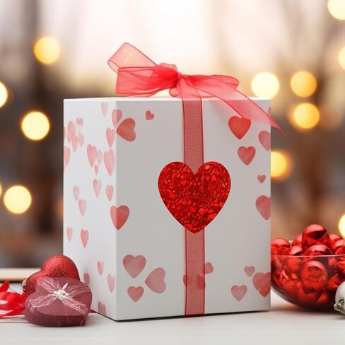 ملصقات القلب anwyll - 500 ٪ 1.5 بوصة عيد الحب ملصقات القلب اللمعان ملصق على شكل قلب أحمر لمكافأة الطفل الفصل ملصق حافز لوف in Kuwait