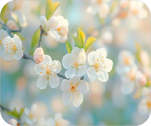 Spring Season Mouse Pad Mat Mousepad for Desk Computer Laptop PC Gaming Home or Office Gift (Bloom MP86) in Saudi Arabia