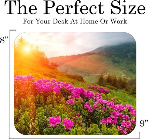 Spring Season Mouse Pad Mat Mousepad for Desk Computer Laptop PC Gaming Home or Office Gift (Bloom MP86) in Saudi Arabia